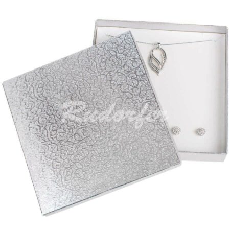 Pudełko na biżuterie srebrne XL