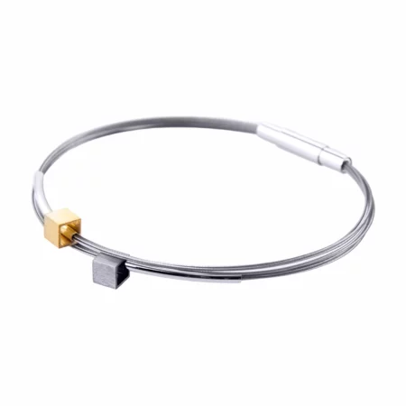 Bransoletka "Monari Squere Black/Gold"