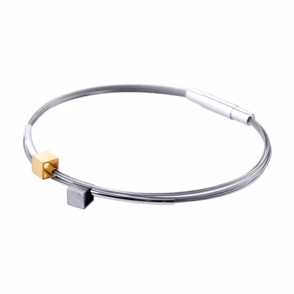 Bransoletka "Monari Squere Black/Gold"